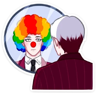 🤡 emoji Виктор :: @stickroom Telegram sticker 19 of 48