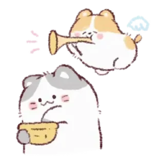 🤍 emoji ᘛ⁠⁐̤⁠ᕐ⁠ᐷ малыши ! → @svalkablin Telegram sticker 2 of 24