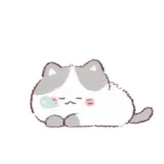🤍 emoji ᘛ⁠⁐̤⁠ᕐ⁠ᐷ малыши ! → @svalkablin Telegram sticker 22 of 24
