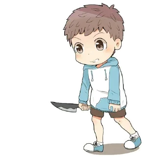 😴 emoji Anime Boys @stickersb2b Telegram sticker 18 of 26