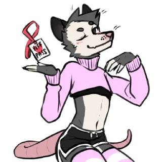 😉 emoji ADHD bastard by @KeeSandwich Telegram sticker 20 of 42