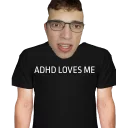 😘 emoji ADHD pack Telegram sticker 19 of 42