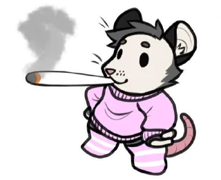 😎 emoji ADHD bastard by @KeeSandwich Telegram sticker 12 of 42