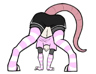 🍑 emoji ADHD bastard by @KeeSandwich Telegram sticker 13 of 42