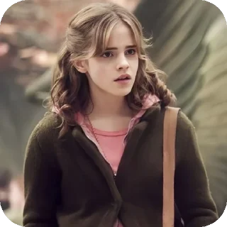 💇 emoji Hermione Granger - Emma Wotson 💋 Telegram sticker 10 of 100