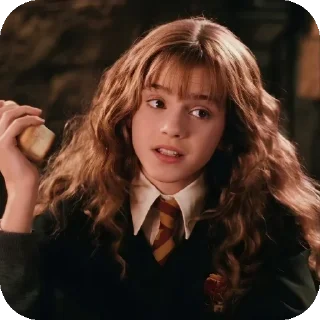 💇 emoji Hermione Granger - Emma Wotson 💋 Telegram sticker 12 of 100