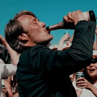🍾 emoji MadsMikkelsen Telegram sticker 22 of 27