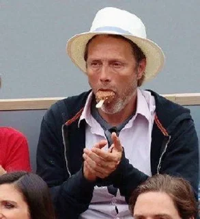 😊 emoji MadsMikkelsen Telegram sticker 9 of 27