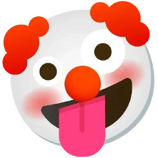 🤪 emoji Clown emoji Telegram sticker 24 of 120