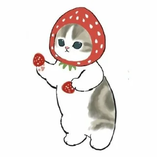 🎀 emoji (⁠◠⁠‿⁠・⁠)⁠—⁠☆ Moju_Sand cats!^ Telegram sticker 8 of 12