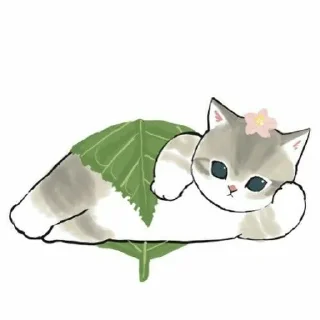 🎀 emoji (⁠◠⁠‿⁠・⁠)⁠—⁠☆ Moju_Sand cats!^ Telegram sticker 5 of 12