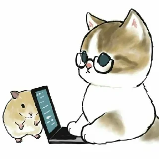 Sticker from (⁠◠⁠‿⁠・⁠)⁠—⁠☆ Moju_Sand cats 3
