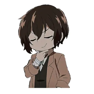 😎 emoji Дадзай Осаму @stickerss21 Telegram sticker 7 of 68