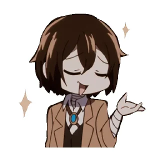 ✨ emoji Дадзай Осаму @stickerss21 Telegram sticker 24 of 68