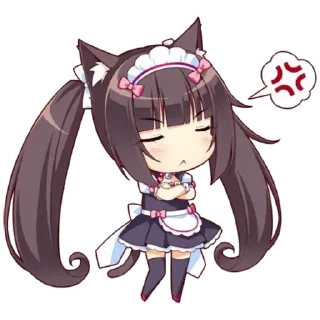 😕 emoji Chocola Stickers Telegram sticker 14 of 31