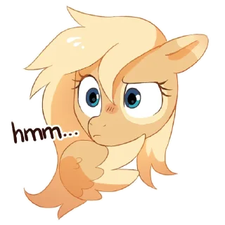 🤔 emoji Mirta the scarf pone Telegram sticker 8 of 17