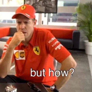 ❓ emoji seb vettel memes Telegram sticker 6 of 51