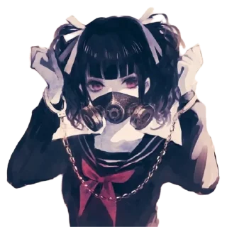😶 emoji Mariarosenblatt by @peach_artworld Telegram sticker 10 of 12