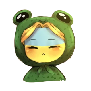 🐸 emoji Ukraine by @peach_artworld Telegram sticker 21 of 26