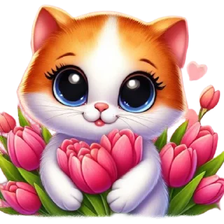 Sticker from @umamari 8 марта