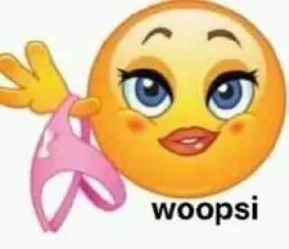 👄 emoji че я сделала Telegram sticker 4 of 108