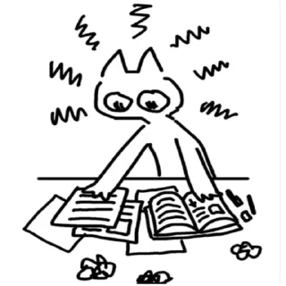 🤯 emoji Adhd kitty U 😺 Telegram sticker 24 of 106