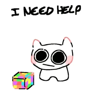 🥲 emoji Adhd kitty U 😺 Telegram sticker 13 of 106