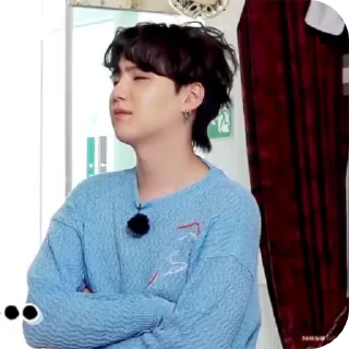 😑 emoji ЮНГИ Telegram sticker 10 of 50
