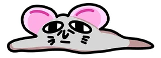 🫠 emoji Крысюк без текста @stickers_vk Telegram sticker 18 of 48