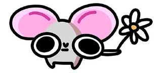 ☺ emoji Крысюк без текста @stickers_vk Telegram sticker 24 of 48