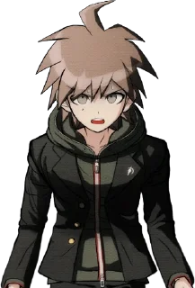 ☀️ emoji Makoto Naegi from @cheblinn Telegram sticker 13 of 85