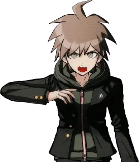 ☀️ emoji Makoto Naegi from @cheblinn Telegram sticker 12 of 85