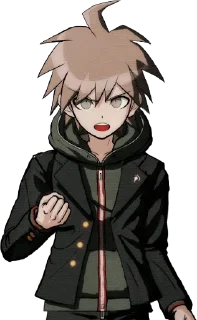 ☀️ emoji Makoto Naegi from @cheblinn Telegram sticker 18 of 85