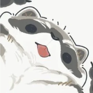 😝 emoji Енотики Telegram sticker 14 of 32