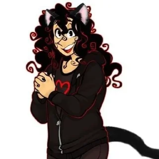 🥰 emoji киця Джон Доу Telegram sticker 15 of 18