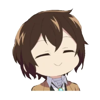 ☺️ emoji Дадзай Осаму @stickerss21 Telegram sticker 20 of 68