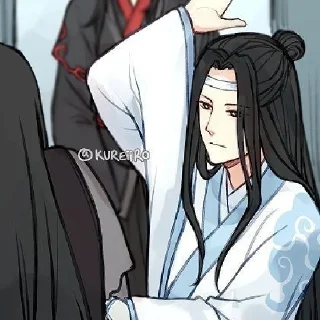 👿 emoji Вансяни курят травку Гусу Лань. •° @suicideeess Telegram sticker 9 of 120