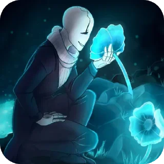 🫸 emoji W.D. Gaster @UndertaleDeltaruneStickersArts Telegram sticker 10 of 38