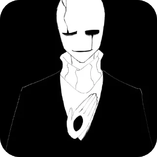 💪 emoji W.D. Gaster @UndertaleDeltaruneStickersArts Telegram sticker 17 of 38