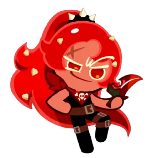 Sticker from Chilli pepper cookie