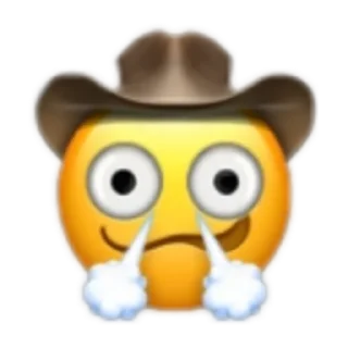 🤠 emoji ебанутые эмоджи Telegram sticker 11 of 25