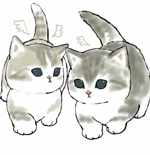 🌟 emoji (⁠◠⁠‿⁠・⁠)⁠—⁠☆ Moju_Sand cats2! Telegram sticker 8 of 23