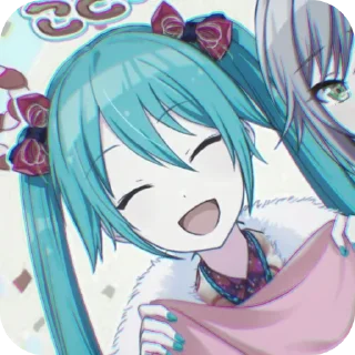 💠 emoji 𝑀𝑖𝑘𝑢 ::@kogarashiStickers @fStikBot Telegram sticker 15 of 45