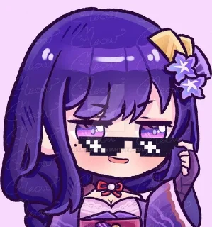 😎 emoji Сёгун Райдэн<3 Telegram sticker 17 of 50