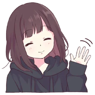 👋 emoji menhera-chan Telegram sticker 22 of 37