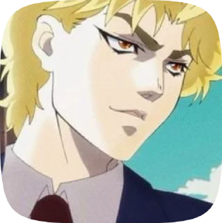 😉 emoji Дио брандо @ne_eby_matb_rene Telegram sticker 5 of 50