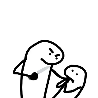 🔪 emoji Человечки Telegram sticker 12 of 120