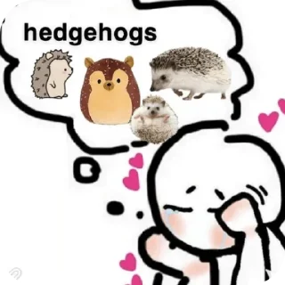 Sticker from Ежик