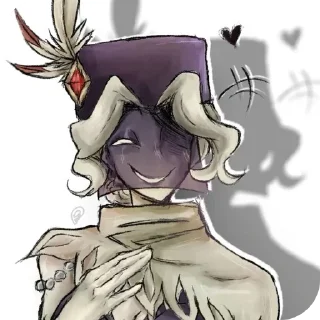 🐦 emoji :: black Dahlia • @VIPACHKA Telegram sticker 22 of 45