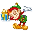 ☺️ emoji Christmas Elf Telegram sticker 20 of 30
